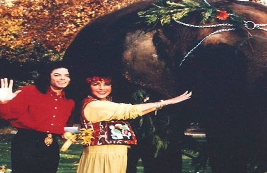 माइकल जैक्सर और एलिजाबेथ टेलर