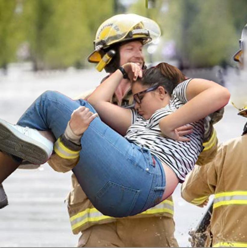 girl, viral photo, girl caught sleeping in library