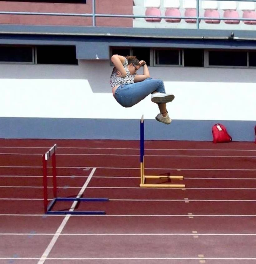 girl, viral photo, girl caught sleeping in library
