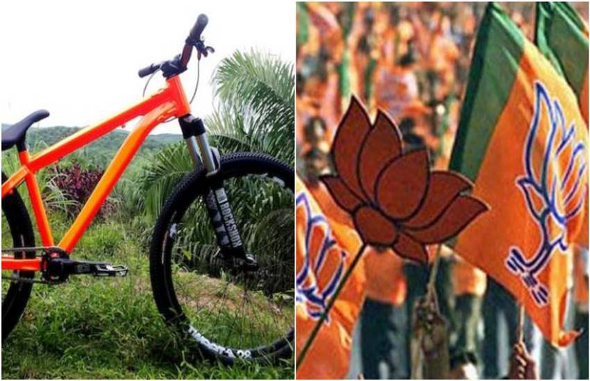 Pawan Kumar Saini, haryana BJP, cycle