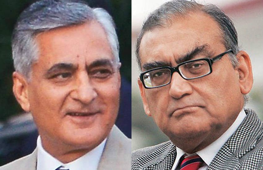 justice ts thakur (left) and ex justice markandey katju (right)