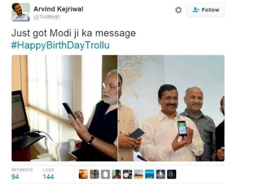 Arvind Kejriwal, Arvind Kejriwal birthday, twitter