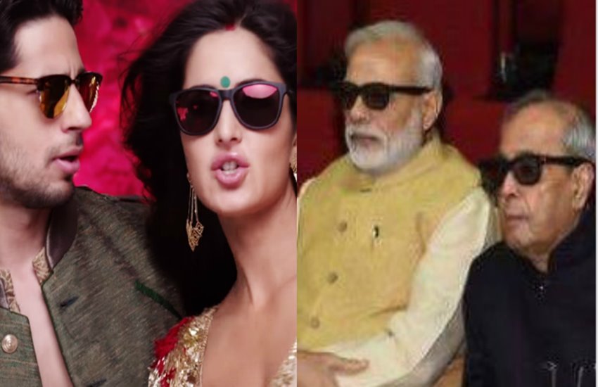 डायरेक्टर नित्या मेहरा ने ट्वीट की काला चश्मा लगाए पीएम मोदी और राष्ट्रपति प्रणब मुखर्जी की फोटो