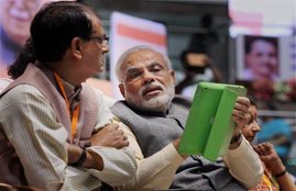 narendra modi, PM modi, modi rally in MP, bhabra, chandrashekhar azad birth place, madhya pradesh news