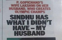 Mumbai Mirror पर भड़के Twitter यूजर्स, गोपीचंद-सिंधु पर सनसनीखेज हेडलाइन बनाने का आरोप