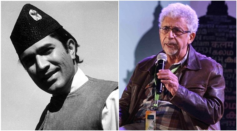 Naseeruddin Shah, Rajesh Khanna, Naseeruddin Shah Rajesh, Rajesh Khanna Naseeruddin, Naseeruddin Shah news, Naseeruddin Shah film, Rajesh Khanna poor actor, Rajesh Khanna news, Rajesh Khanna movies, Naseeruddin Shah comments, Naseeruddin Shah Rajesh Khanna, Twinkle Khanna, Akshay Kumar, Entertainment news, Bollywood