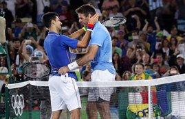 novak djokovic vs Del Potro