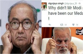 rio olympic 2016, digvijaya singh, pm modi