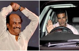 Rajinikanth, Akshay Kumar, Rustom, Fawad Khan, Rajinikanth tweet, Rajinikanth wishes Akshay, Rajinikanth Akshay