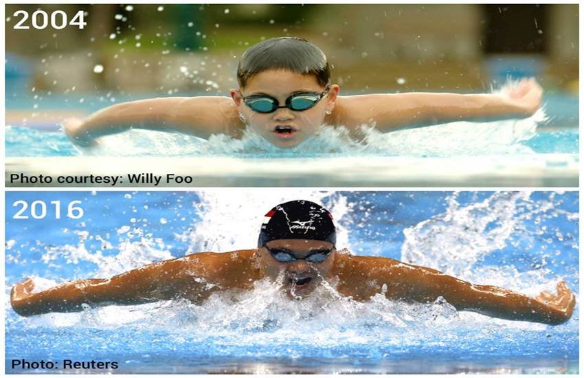 joseph schooling, michael phelps, swimming, rio olympics 2016, rio 2016