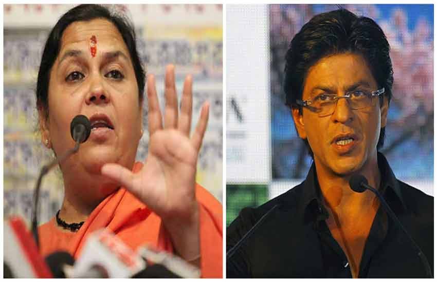 Uma bharti, shahrukh khan, detention in america, shiv sena, los angeles airport, shiv sena samaana, shahrukh khan los angeles, shahrukh khan detention
