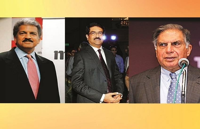 anand mahindra, aditya birla, ratan tata