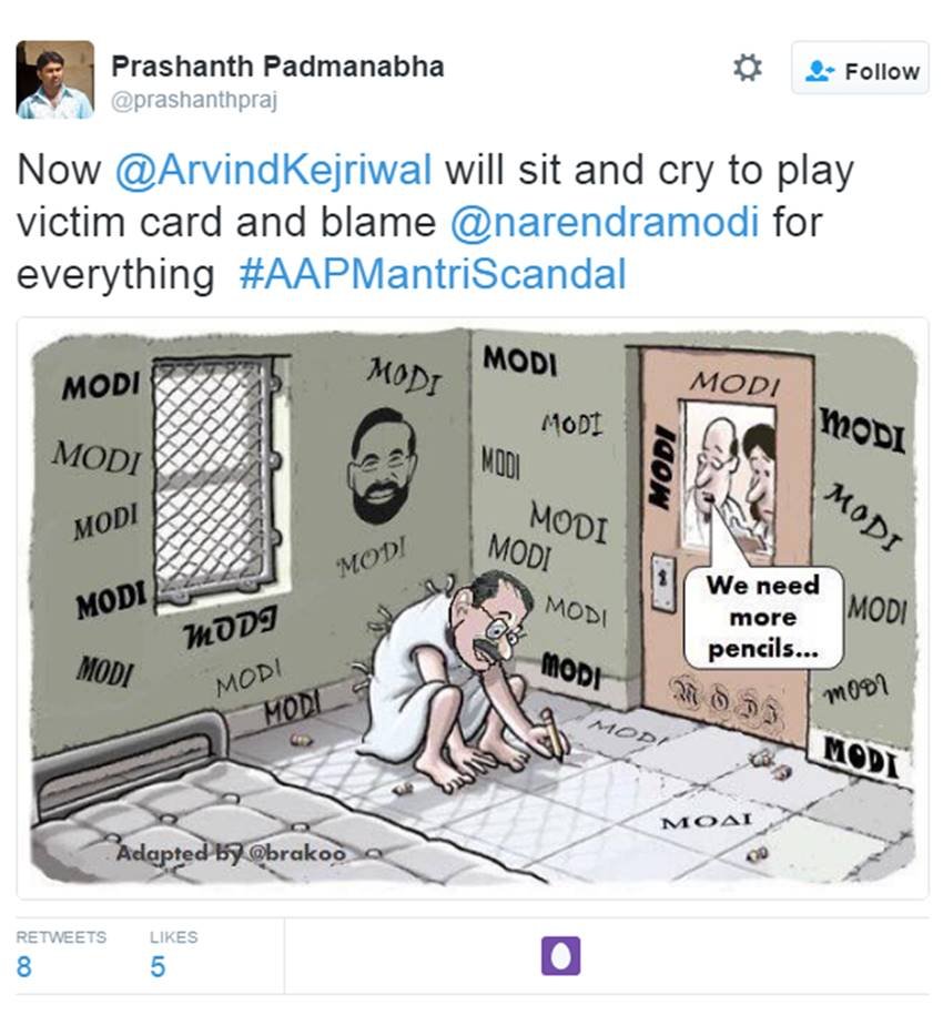 Sandeep Kumar, AAP Sex CD, Sandeep Kumar Sex CD, AAP sextape, Arvind Kejriwal, Sandeep Kumar AAP Sex Scandals, Sex scandals, Latest sex scandals, Twitter Trolls, India News, Jansatta