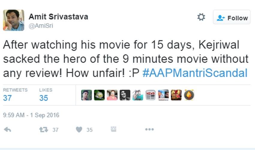 Sandeep Kumar, AAP Sex CD, Sandeep Kumar Sex CD, AAP sextape, Arvind Kejriwal, Sandeep Kumar AAP Sex Scandals, Sex scandals, Latest sex scandals, Twitter Trolls, India News, Jansatta