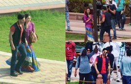 Alia Bhatt, Varun Dhawan, Alia Bhatt Varun Dhawan, Alia, Varun, Badrinath Ki Dulhania, Badrinath Ki Dulhania shoot pics, Alia Bhatt in Badrinath ki Dulhania, varun Dhawan Badrinath Ki Dulhania
