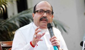 Amar Singh, Samajwadi Party, SP General Secretary Amar Singh, Mulayam Singh Yadav, Lalu Prasad Yadav, Nitish Kumar, Bihar CM, Nitish is Bihar CM due to Lalu Yadav, RJD and JDU