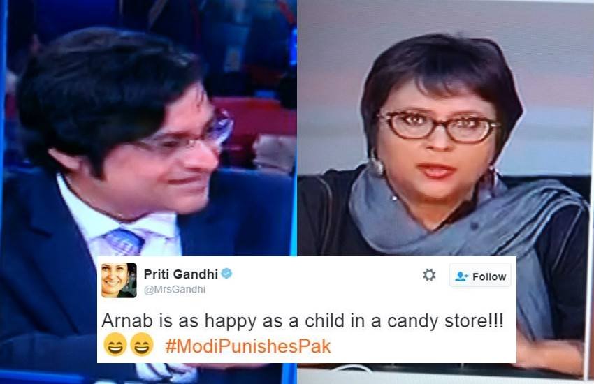 Arnab Goswami, Barkha Dutt, Times Now, Uri Attack, LoC, Line Of Control, Indian Army, Surgical Strike, NDTV, ModiPunishesPak, Trending News, Narendra Modi, India News, Jansatta