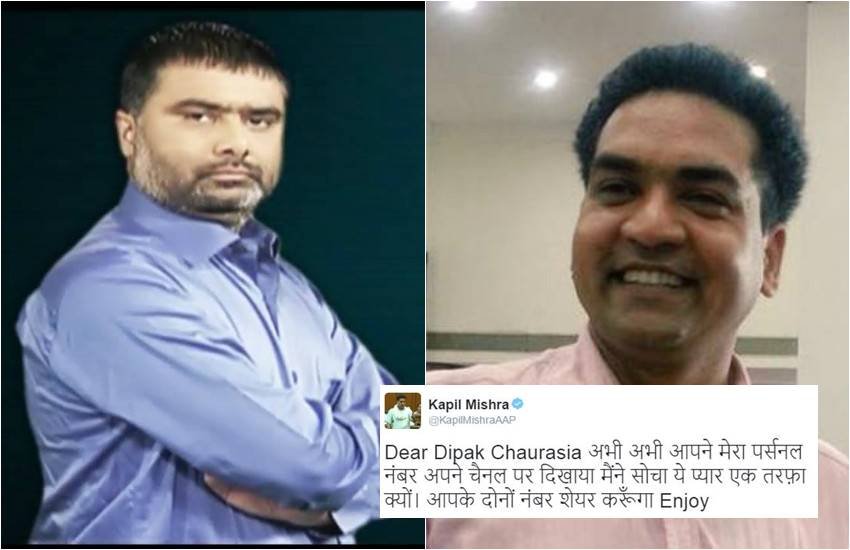 Deepak Chaurasia, Dipak Chaurasia, Deepak Chaurasia Number, Kapil Mishra, Deepak Chaurasia India TV, India TV, Journalist, Chikungunya, Twitter, India News, jansatta