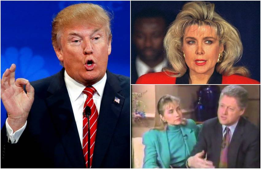 Donald Trump, Hillary Clinton, Bill Clinton, Gennifer Flowers, Bill Clinton Affairs, Bill Clinton Gennifer Flowers, US President Election, Bill Clinton Scandal, Bill Clinton Sex Life, International News, Jansatta