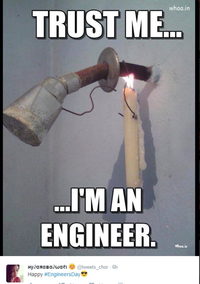 Engineer Day, Engineer Day India, Engineering Jokes, Engineer Day 2016, Engineer Day in India, Twitter Jokes, Twitter Trolls, Engineer Day india 2016, happy engineer day, happy engineer day sms, happy engineer day quotes, happy engineer day messages, happy engineer day hd wallpaper, happy engineer day wishes, happy engineer day images, engineers day quotes, greetings on engineers day, Engineers Pictures, Humour, Jokes, Jansatta
