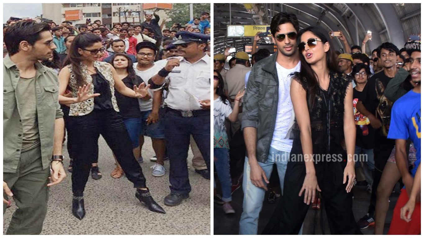 Katrina Kaif, Sidharth Malhotra, Kala Chashma, Katrina Kaif kala Chashma, Katrina Kaif Sidharth Malhotra, Katrina Kaif Baar baar Dekho, Sidharth Malhotra Kala Chashma, Entertainment, Traffice police, katrina dance with traffic police