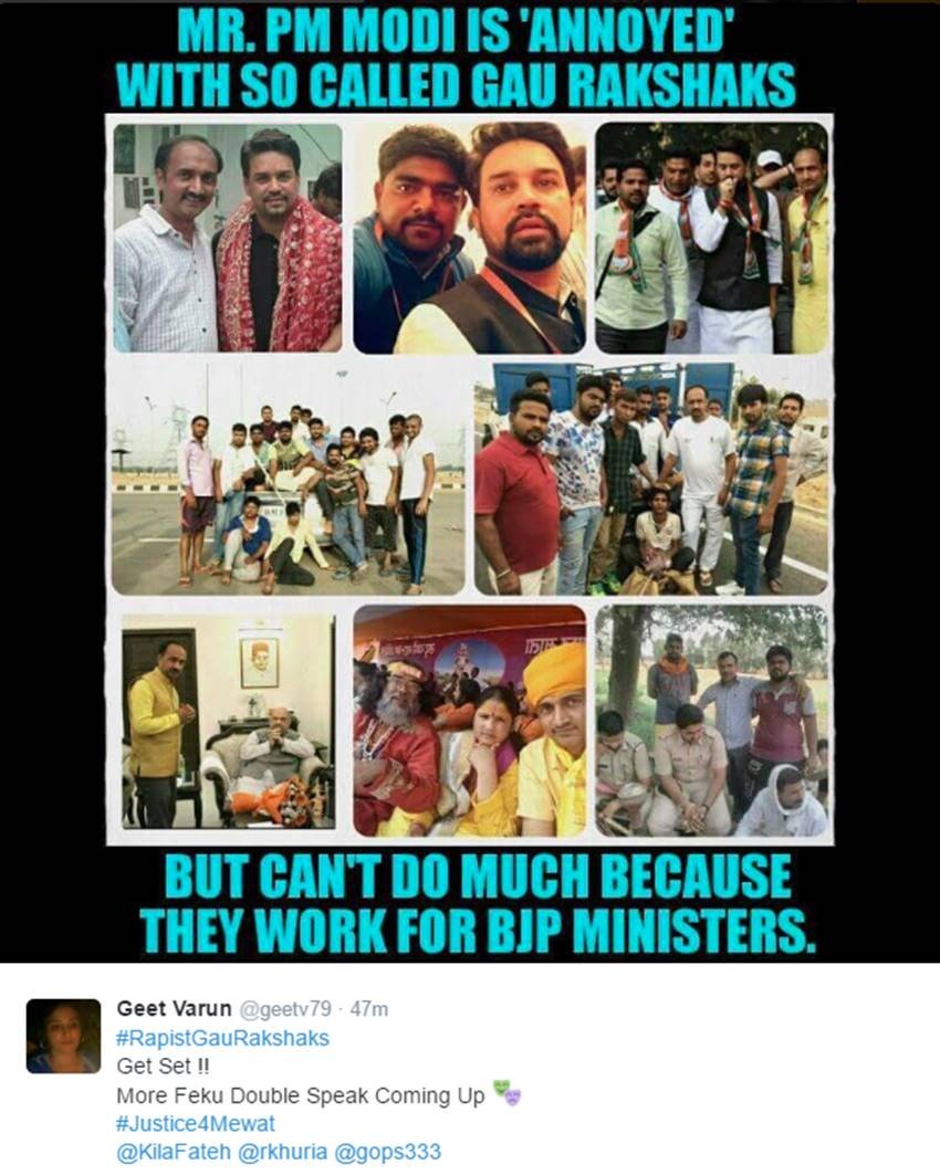 Beef, Gau Rakshak, Rape for Beef, Beef Rape, Raped for Eating Beef, RapistGauRakshak, Narendra Modi, Modi Govt, Cow Vigilants, Twitter Trends, Viral News, India news, jansatta