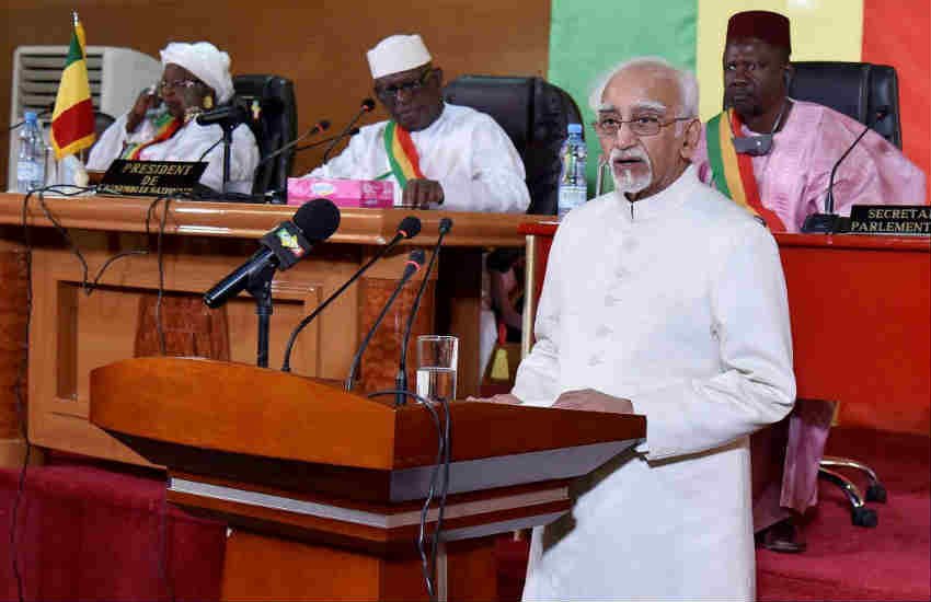 Hamid Ansari, mali Hamid Ansari, Terror Attack, India Pakistan, mali national assembly, Hamid Ansari news, Hamid Ansari latest news