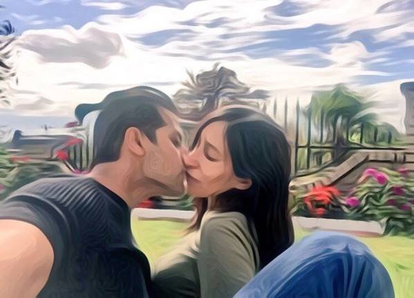 करनवीर ने लिपलॉक की यह तस्वीर इंस्टाग्राम पर शेयर की।