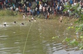 Bihar, Madhubani District, Private Bus Drowned, Bus Drowned in a Pond in Bihar, 50 People Died in Madhubani Bus Accident, Bihar Madhubani District, Bihar News, Accident in Bihar