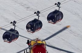 Mont Blanc, Mont blanc cable stuck, Mont Blanc stuck