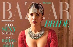 देखिए Harper’s Bazaar Bride magazine के कवर पेज पर किस लुक में नजर आईं निम्रत कौर