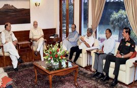 Uri Terror Attack, Attack on Army Headquarters in J&K, PM Modi Chairs Meeting, 7 RCR, Indian Army, Attack on Indian Army, Rajnath Singh, Manohar Parrikar, Ajit Doval, General Dalbir Suhag