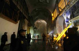 Peru Church Fire, Peru colonial church, Peru Cusco City, San Sebastian Church, colonial church Fire, Peru Church News, Peru Church latest news