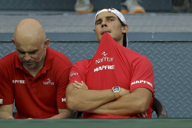 Spanish tennis star Rafael Nadal. (Source: AP) Spanish tennis star Rafael Nadal. (Source: AP)