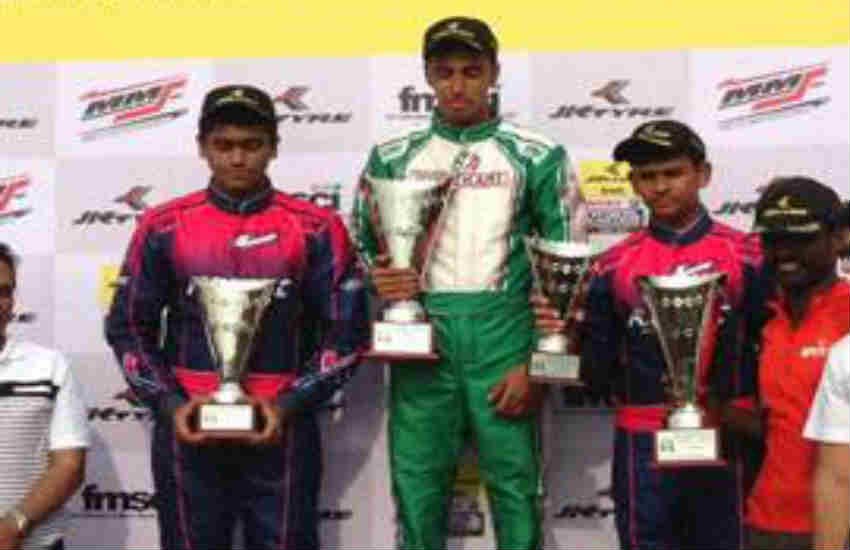 JK Tyre National Rotax Max Karting Championship, Ricky Donison, Manav Sharma, Shahan Ali Mohsin JK Tyre National Rotax Max Karting Championship, Ricky Donison, Manav Sharma, Shahan Ali Mohsin