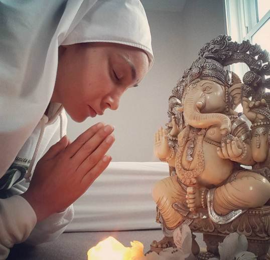 Bollywood, Sofia Hayat, Gaia Mother Sofia, Instagram, Nun, Bold