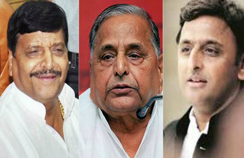 खानदान में खटास: अखिलेश खेमे में हैं मुलायम परिवार के 9 सदस्य, जबकि शिवपाल को है केवल 4 का साथ