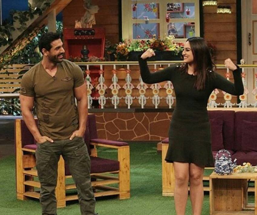 sonakshi sinha, john abrahim, john ibrahim, kapil sharma, Tahir Raj Bhasin, the kapil sharma show, force 2, force 2 promotion, force 2 star cast, force 2 release date, sonakshi sinha photos, sonakshi sinha in force 2, john abrahim force 2, force 2 villain name, force 2 teaser, force 2 trailer, bollywood news, entertainment news