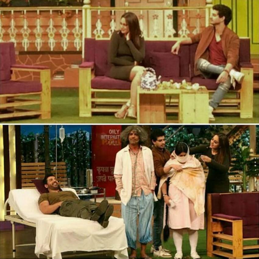 sonakshi sinha, john abrahim, john ibrahim, kapil sharma, Tahir Raj Bhasin, the kapil sharma show, force 2, force 2 promotion, force 2 star cast, force 2 release date, sonakshi sinha photos, sonakshi sinha in force 2, john abrahim force 2, force 2 villain name, force 2 teaser, force 2 trailer, bollywood news, entertainment news