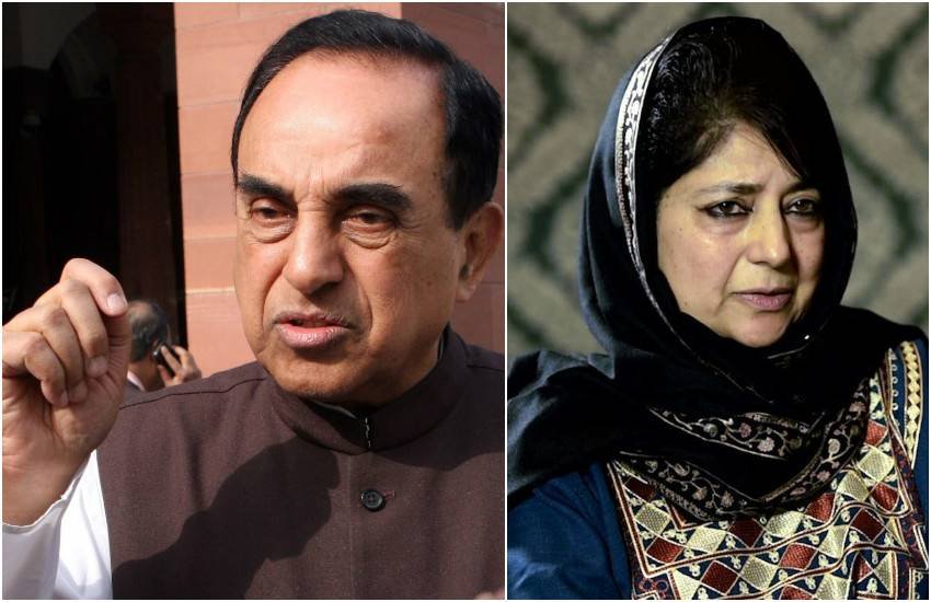 Subramaniyan Swamy, Mehbooba Mufti, Kashmir Unrest, PDP-BJP, Jammu and kashmir, Kashmir Violence, Rajnath Singh, Narendra Modi, Amit Shah, India news, Jansatta