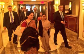 Sushma Swaraj, UNGA, Sushma Swaraj UNGA Live, Sushma Swaraj Live, Pakistan UNGA, Nawaz Sharif UNGA, Sushma Swaraj Pakistan, Uri Attack, Terror Attack, India Pakistan, Internartional News, Jansatta