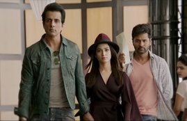 devi trailer in hindi, devil hindi trailer, devil trailer in srk voice, Esha Gupta, Farah Khan, Prabhudeva, Shah Rukh Khan, Sonu Sood, Tamannaah Bhatia, Tutak Tutak Tutiya, tutak tutak tutiya trailer
