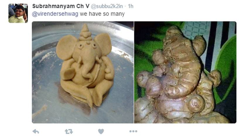 Virender Sehwag, twitter, ganesh chaturthi
