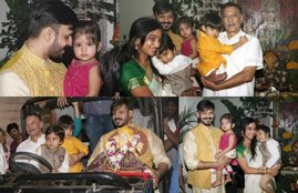 Ganesh Chaturthi, ganesh Chaturthi 2016, Ganpati Visarjan, Priyanka Alva, Suresh Oberoi, Vivek Oberoi, Vivek Oberoi daughter