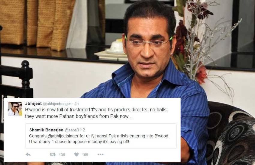 अभिनेता अभिजीत भट्टाचार्य और उनका विवादित ट्वीट।