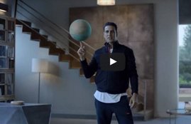 akshay kumar, akshay kumar new ad, akshay kumar honda ad, akshay kumar globe balance ad, akshay kumar honda Combi Brake System ad, akshay kumar most best stunts, football stunts