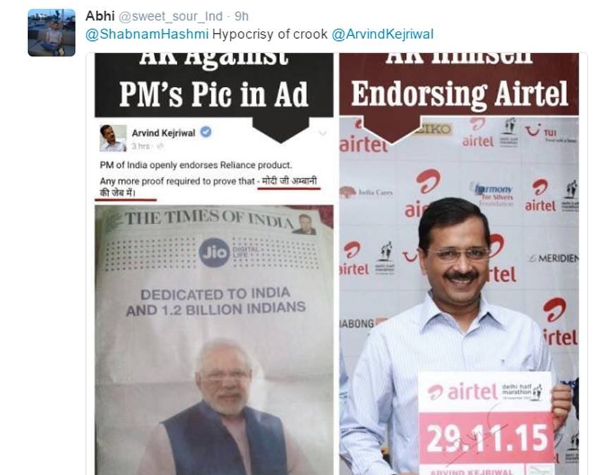 arvind kejriwal, twitter, modi