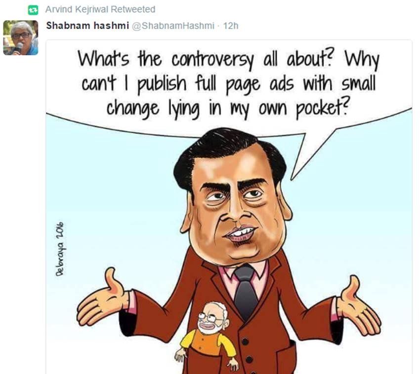 arvind kejriwal, twitter, modi