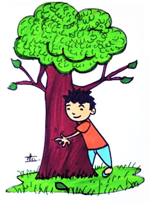 गीत: बच्चा और पेड़, अपनी धरती