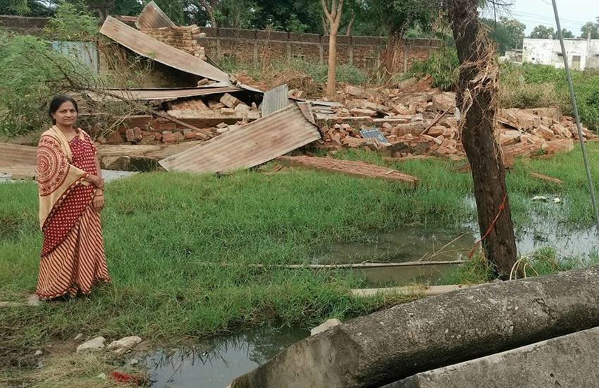 बाढ़ पीड़ित किरण गुप्ता